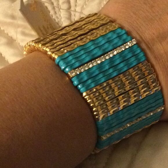 NWT Mercer Street enamel bracelet stretch - Picture 6 of 7